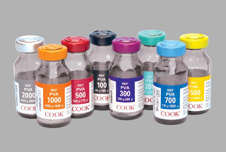 PVA Foam Embolization Particles from Cook Medical